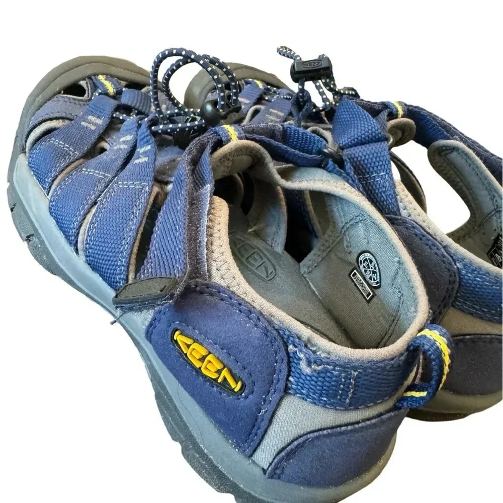 Keen Kids Newport H2 Naval Academy/Keen Yellow Sandals